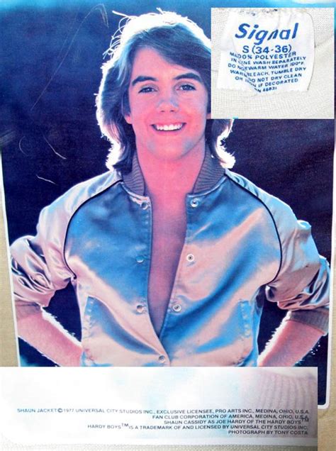 shaun cassidy t shirt|shawn cassidy poster.